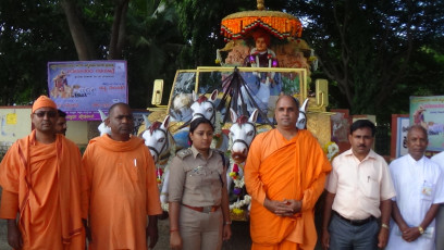 Vivekananda Ratha Yatra in Karnataka (Tumkur District)