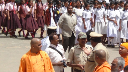 Vivekananda Ratha Yatra in Karnataka (Chikabalapur City)