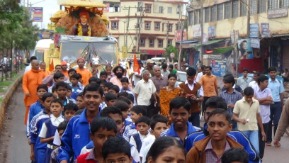 Vivekananda Ratha Yatra in Karnataka (Bidar District)