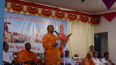 Vivekananda Ratha Yatra in Karnataka (Davanagere District)