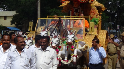 Vivekananda Ratha Yatra in Karnataka (Tumkur District)