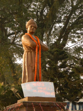 Swamijis Statue at Sadarghat, Silchar