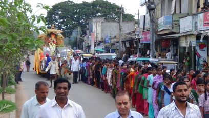 Vivekananda Ratha Yatra in Karnataka (Davanagere District)