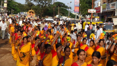 Vivekananda Ratha Yatra in Karnataka (Davanagere District)