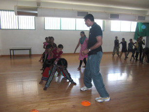 CHILDREN ATTENDING SPORTS CLASSES