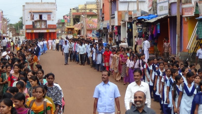 Vivekananda Ratha Yatra in Karnataka (Bidar District)