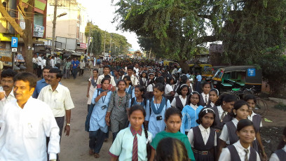 Vivekananda Ratha Yatra in Karnataka (Davanagere District)