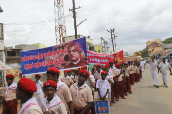 Vivekananda Ratha Yatra in Tamil Nadu (Sivagangai Dist 10.09.2013)