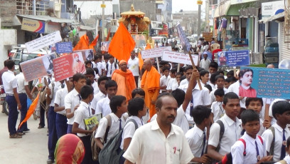 Vivekananda Ratha Yatra in Karnataka (Yadgir District)
