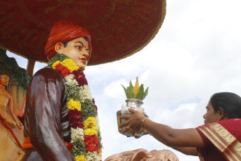 Vivekananda Ratha Yatra in Tamil Nadu (Pudukottai Dist 20.09.2013)