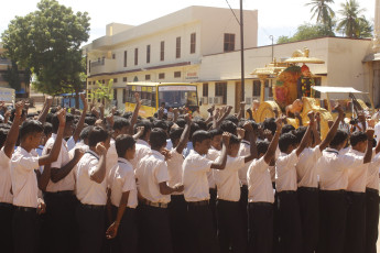 Vivekananda Ratha Yatra in Tamil Nadu (Sivagangai Dist 16.09.2013)