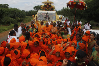 Vivekananda Ratha Yatra in Tamil Nadu (Sivagangai Dist 13.09.2013)