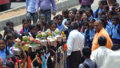 Vivekananda Ratha Yatra in Karnataka (Tumkur District)