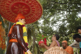 Vivekananda Ratha Yatra in Tamil Nadu (Tanjore Dist 28.09.2013)