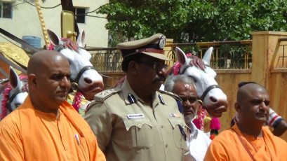 Vivekananda Ratha Yatra in Karnataka (Chikabalapur City)