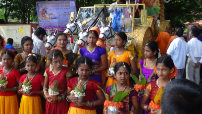 Vivekananda Ratha Yatra in Karnataka (Tumkur District)