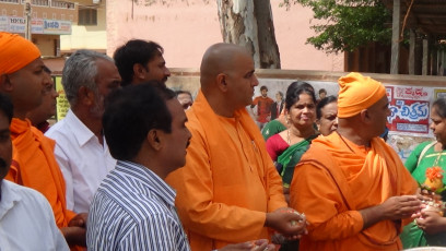 Vivekananda Ratha Yatra in Karnataka (Chikabalapur City)
