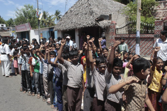 Vivekananda Ratha Yatra in Tamil Nadu (Tanjore Dist 30.09.2013)