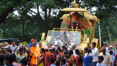 Vivekananda Ratha Yatra in Karnataka (Davanagere District)