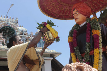 Vivekananda Ratha Yatra in Tamil Nadu (Pudukottai Dist 21.09.2013)