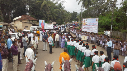 Vivekananda Ratha Yatra in Karnataka (Shimoga District)