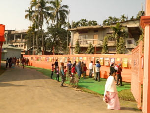 Exhibition on Swamiji during the celebration